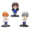 1 pcs Anime Fruits Basket Action Figures PVC Model Honda Tohru Sohma Kyo Sohma Yuki Collection - Fruits Basket Merch