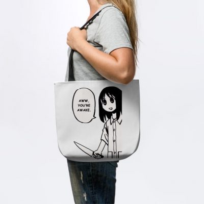 Aww Youre Awake Funny Azumanga Daioh Knife Osaka Tote Official Haikyuu Merch