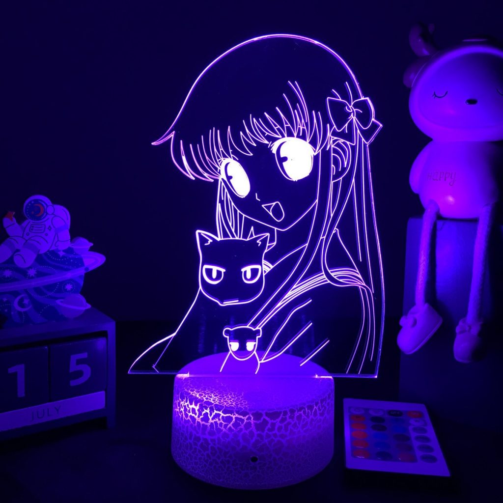 3D LED Lamp Anime Fruits Basket Night Light For for Bedroom Decor Night Light Birthday Gift 2 - Fruits Basket Merch