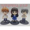 3Pcs Fruits Basket Anime Figure Souma Kyo Honda Tohru Souma Yuki 10Cm Q Version PVC Action 5 - Fruits Basket Merch