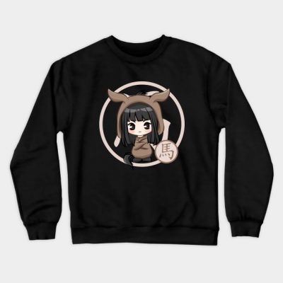 Chibi Horse Zodiac Rin Crewneck Sweatshirt Official Haikyuu Merch