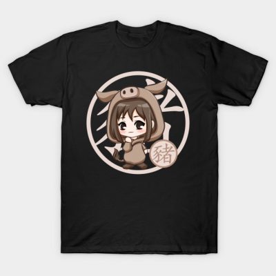 Chibi Pig Zodiac Kagura T-Shirt Official Haikyuu Merch