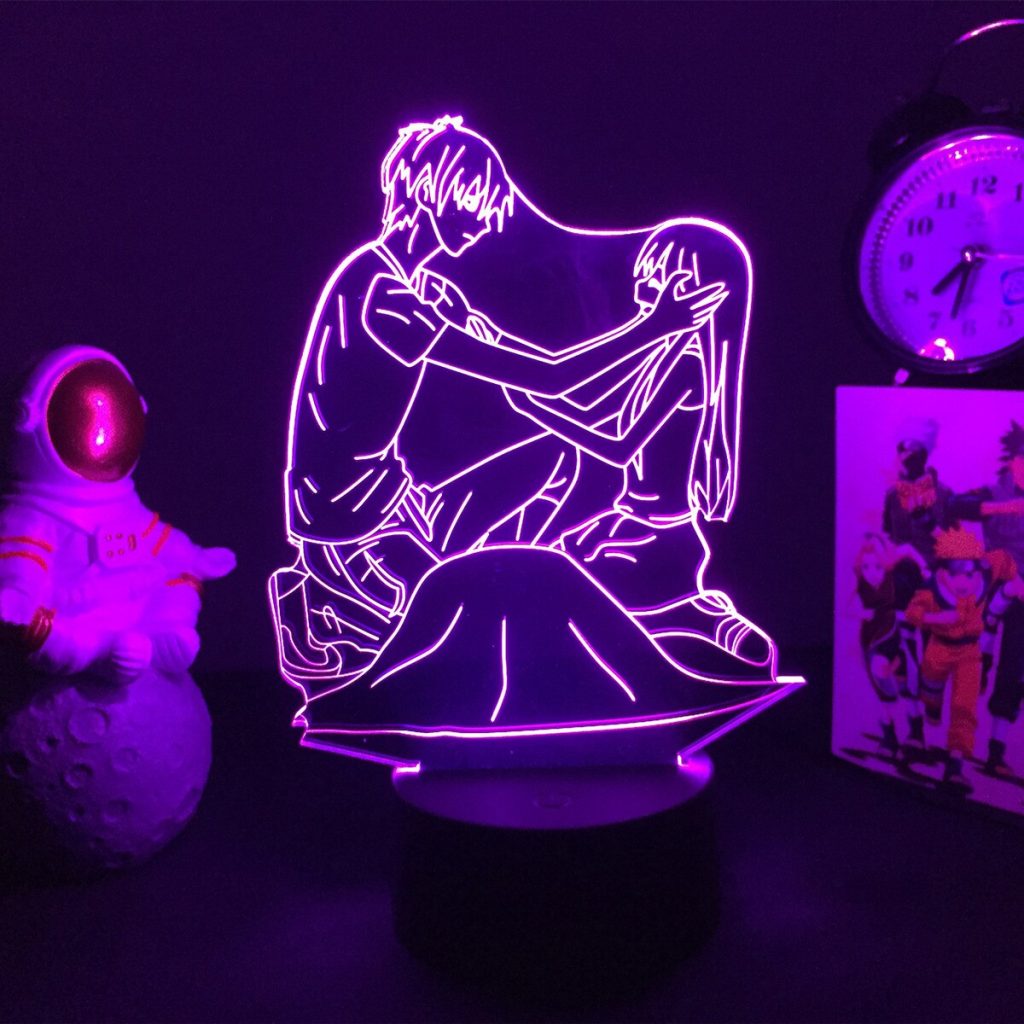 7 16Color Led 3D lamp Anime Fruits Basket Figure Honda Tohru and Sohma Kyo for Bedroom 5 - Fruits Basket Merch