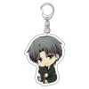 Anime Fruit Basket Key Chain Acrylic Cartoon Figure keychains Metal Holder Key Ring Pendant Jewelry Gift 3 - Fruits Basket Merch