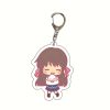 Cartoon Anime Fruits Basket Keychain Cute Double Sided Key Chain Pendant Acrylic Anime Accessories Keyring 1 - Fruits Basket Merch