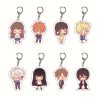 Cartoon Anime Fruits Basket Keychain Cute Double Sided Key Chain Pendant Acrylic Anime Accessories Keyring - Fruits Basket Merch