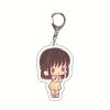 Cartoon Anime Fruits Basket Keychain Cute Double Sided Key Chain Pendant Acrylic Anime Accessories Keyring 3 - Fruits Basket Merch