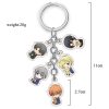 Cute Anime Fruits Basket Keychain Double Sided Key Chain Pendant Acrylic Anime Accessories Cartoon Keyring 2 - Fruits Basket Merch