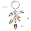 Cute Anime Fruits Basket Keychain Double Sided Key Chain Pendant Acrylic Anime Accessories Cartoon Keyring 3 - Fruits Basket Merch