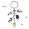 Cute Anime Fruits Basket Keychain Double Sided Key Chain Pendant Acrylic Anime Accessories Cartoon Keyring 4 - Fruits Basket Merch