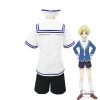 Sohma Momiji Cosplay Costume Anime Fruits Basket Sailor Suit Full Set with Hat Halloween Party Cosplay 2 - Fruits Basket Merch