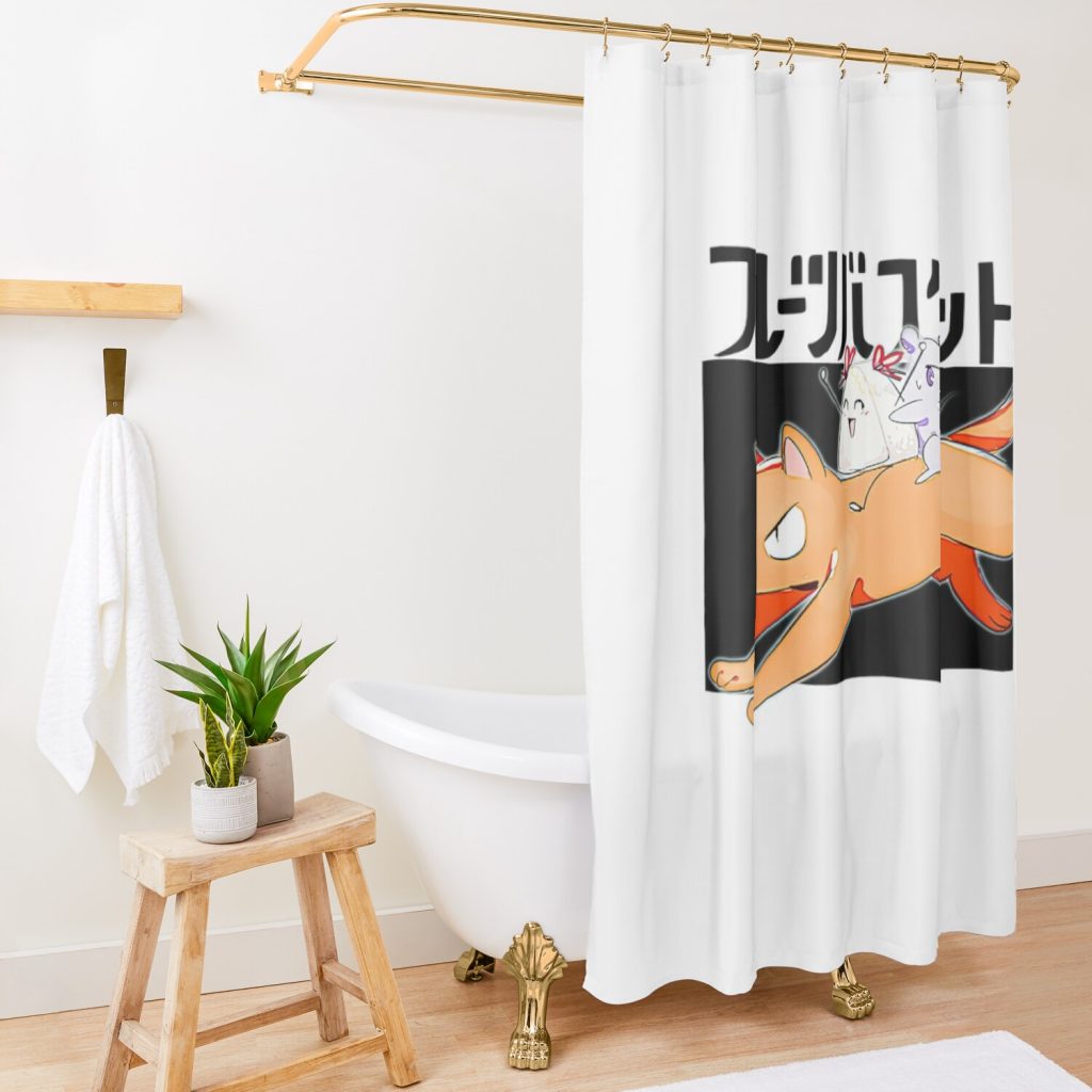 Fruits Basket Shower Curtain Official Fruits Basket Merch