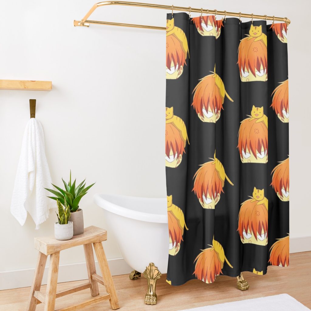 Kyo Sohma Anime Peeker #6 Shower Curtain Official Fruits Basket Merch