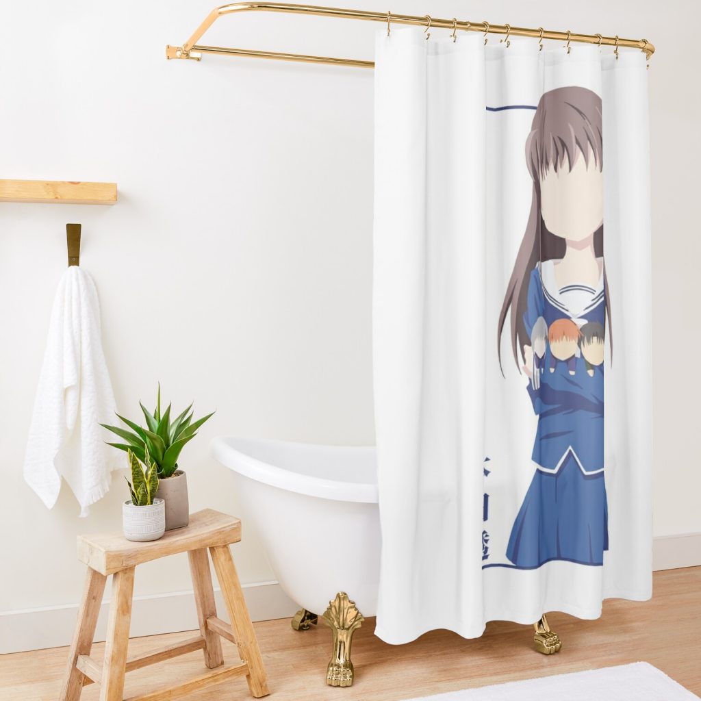 Tohru Honda Fruits Basket Shower Curtain Official Fruits Basket Merch