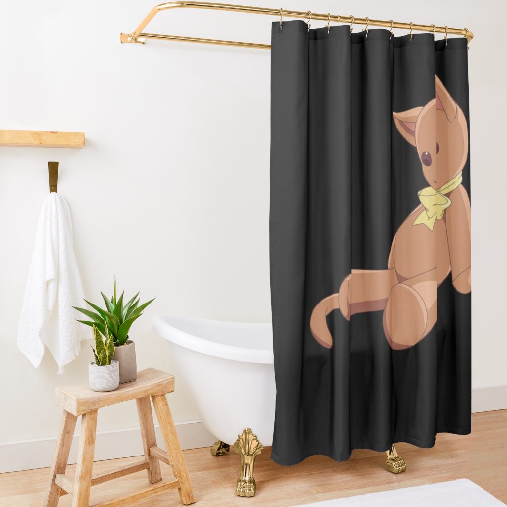 Gift For Everyone Army Kyo Plushie Vintage Photograp Shower Curtain Official Fruits Basket Merch