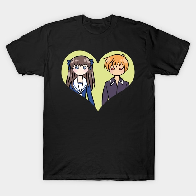 Tohru And Kyo Shipping Dolls T-Shirt