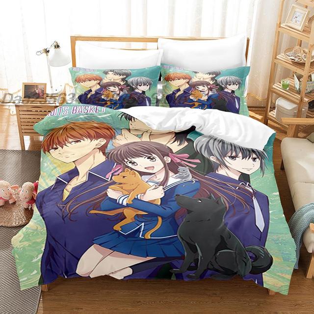 All characters of Fruits Basket Bedding Set