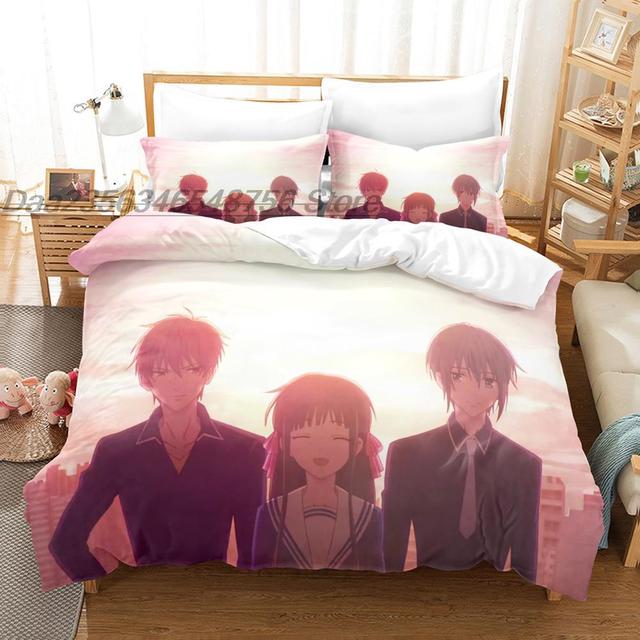 Honda Tohru Sohma Kyo Soma Yuki Fruits Basket Bedding Set